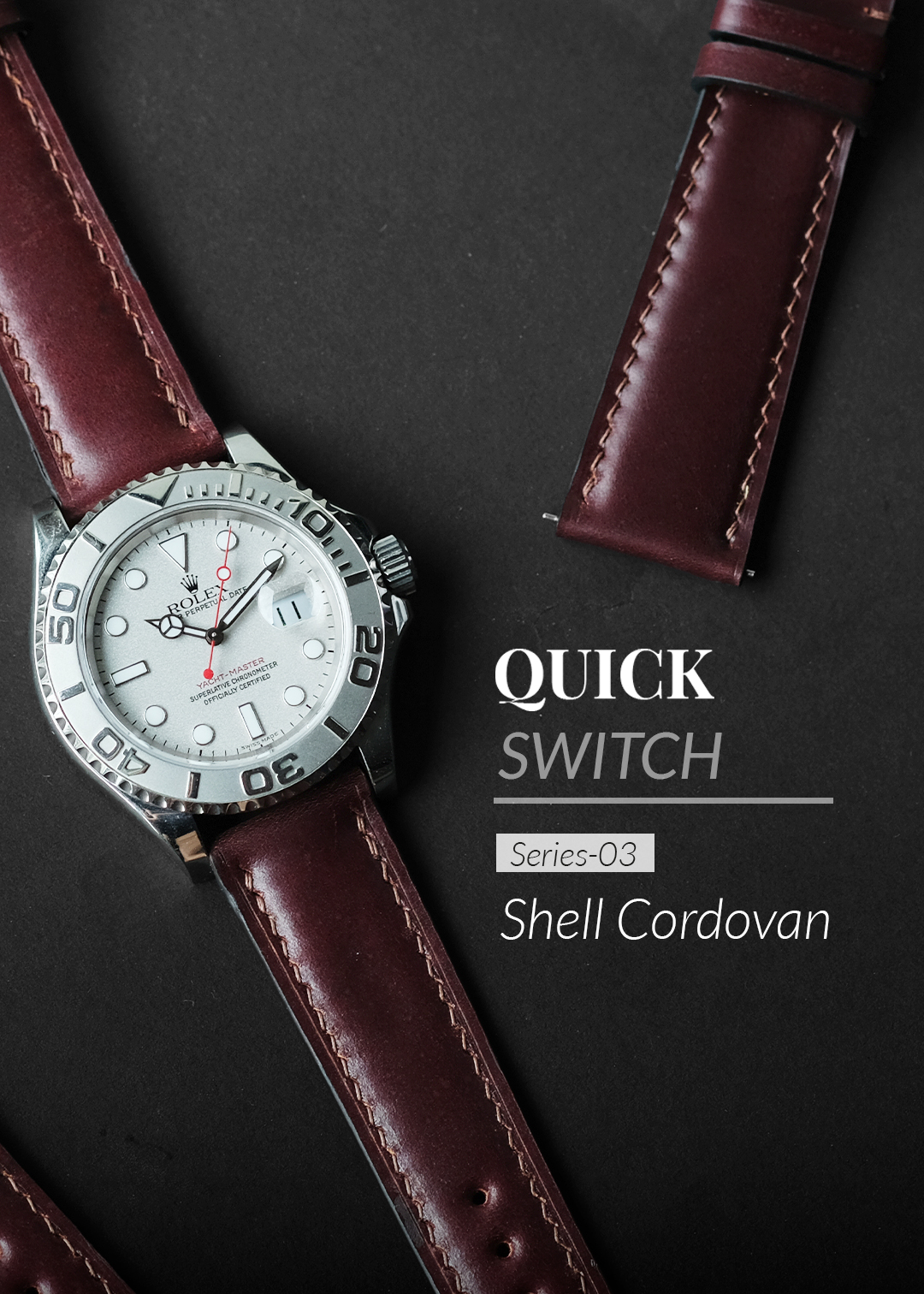 Shell Cordovan Quick Switch cover
