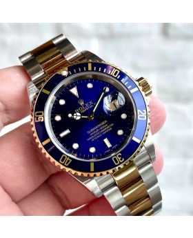 ROLEX Submariner 16613LB Purple Blue Dial 2001