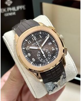 PATEK PHILIPPE Aquanaut Chronograph 5968R Brown Dial 42.2mm