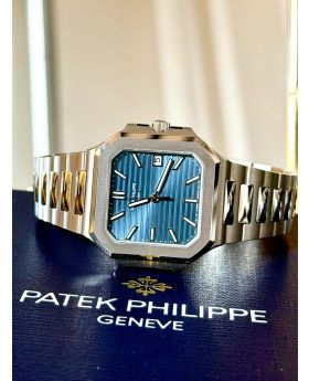 PATEK PHILIPPE Cubitus 7128/1G-001 Blue-Gray Dial 40mm