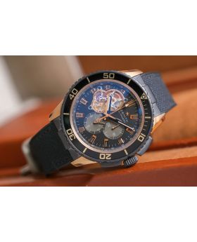 ZENITH El Primero Stratos Spindrift Titanium 18K Rose Gold 45mm Black Dial