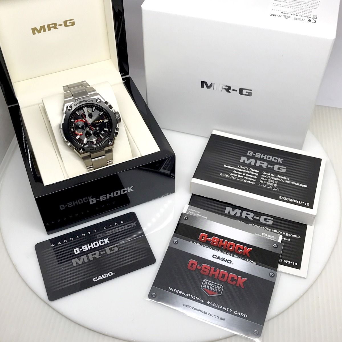 CASIO G Shock MRG B1000D 1A Titanium Date Bluetooth 46.5 mm. New Auction House